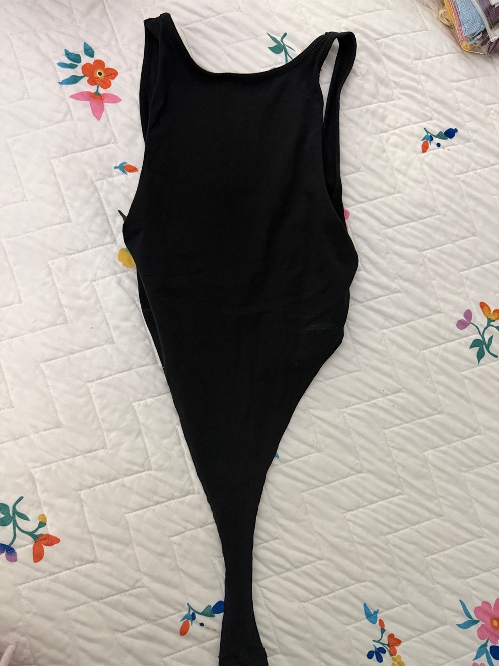 H&M Black Sleeveless Bodysuit